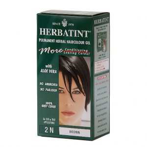 Herbatint Permanent Herbal Haircolour Gel 2N brown Hair Colouring Kit