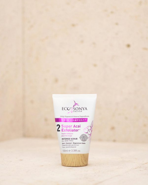 A 100 ml tube of Super Acai Exfoliator by Eco Tan - Eco Tan by Sonya Driver