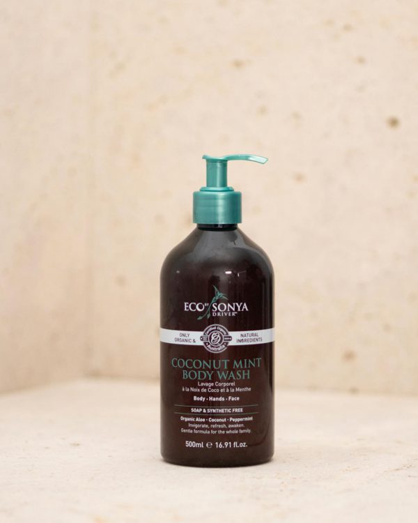 Eco by Sonya Driver - Coconut Mint Body Wash in a 500 ml pump bottle