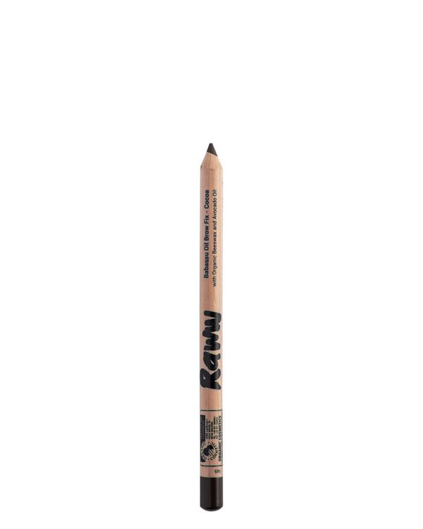Raww - Babassu Oil Brow Fix pencil in the shade of Cocoa