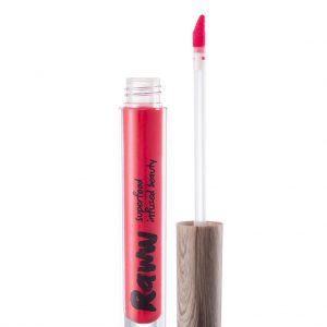Raww - Coconut Splash Lip Gloss opened container in the shade of High Tide