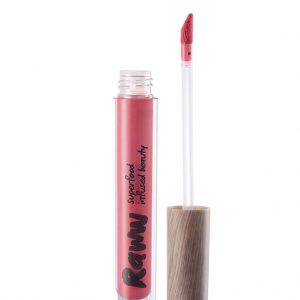 Raww - Coconut Splash Lip Gloss opened container in the shade of Short Shorts