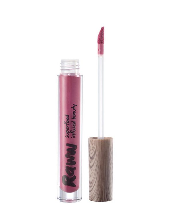 Raww - Coconut Splash Lip Gloss opened container in the shade of Tankini