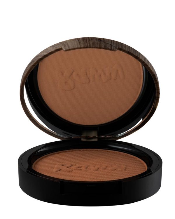 Raww - Macadamia Crush Bronzer front view of an opened container