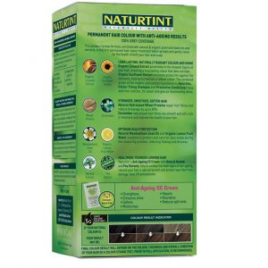 Naturtint - Natural Permanent Hair Colour 5G Light Golden Chestnut rear package view