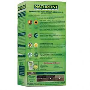 Naturtint - Natural Permanent Hair Colour 6G Dark Golden Blonde rear package view
