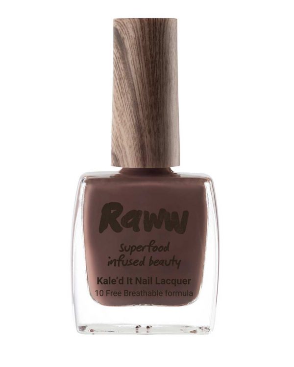 RAWW brand Kale'd It Nail Lacquer in the shade of I'm Going Cocoa