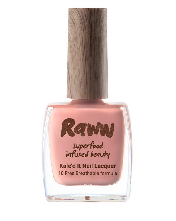 RAWW brand Kale'd It Nail Lacquer in the shade of Strawberry-Shake