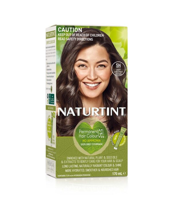 Naturtint - Natural Permanent Hair Colour 5N Light Chestnut Brown front package view