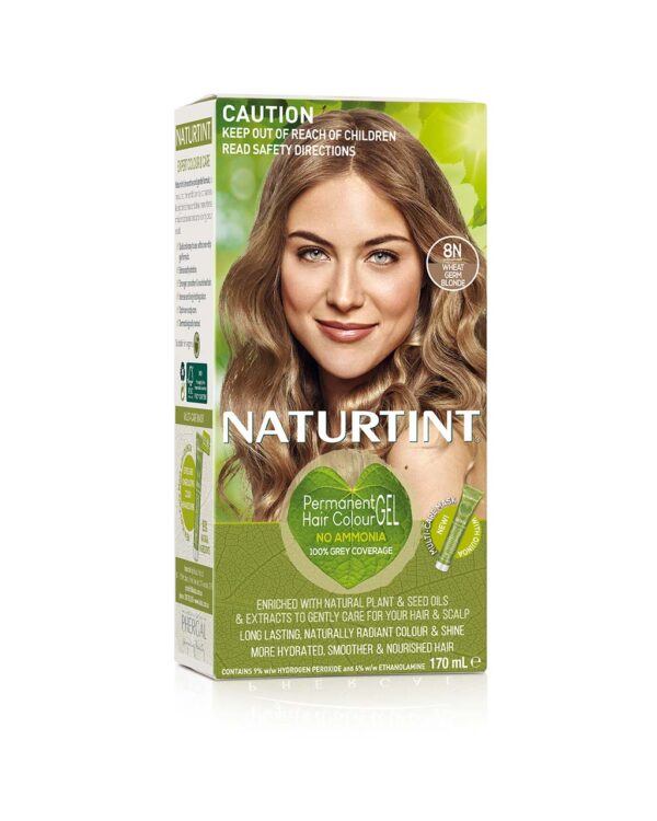 Naturtint - Natural Permanent Hair Colour 8N Wheat Germ Blonde front package view