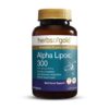 Herbs of Gold - Alpha Lipoic Acid 300 mg formula showing the front view of a 60 Capsule bottle