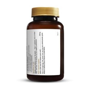 Herbs of Gold - Alpha Lipoic Acid 300 mg formula showing the back view of a 60 Capsule bottle