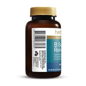 Herbs of Gold - Vitamin B Sustained Release left view of a 60 tablet bottle