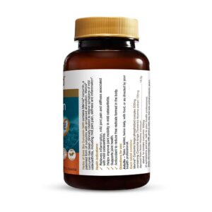 Herbs of Gold - Bio Curcumin 5400 right view of a 60 Tablet Bottle