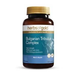 Herbs of Gold - Bulgarian Tribulus Complex front view of a 60 Tablet bottle
