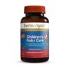 Herbs of Gold – Children's Fish-i Care front view of a 60 chewable capsule bottle