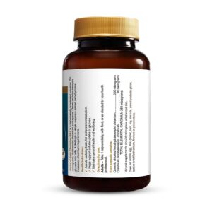 Herbs of Gold – Chromium MAX right view of a 120 capsule bottle