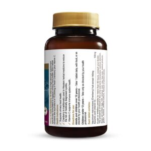 Herbs of Gold – Cranberry 70 000 right view of a 50 tablet bottle