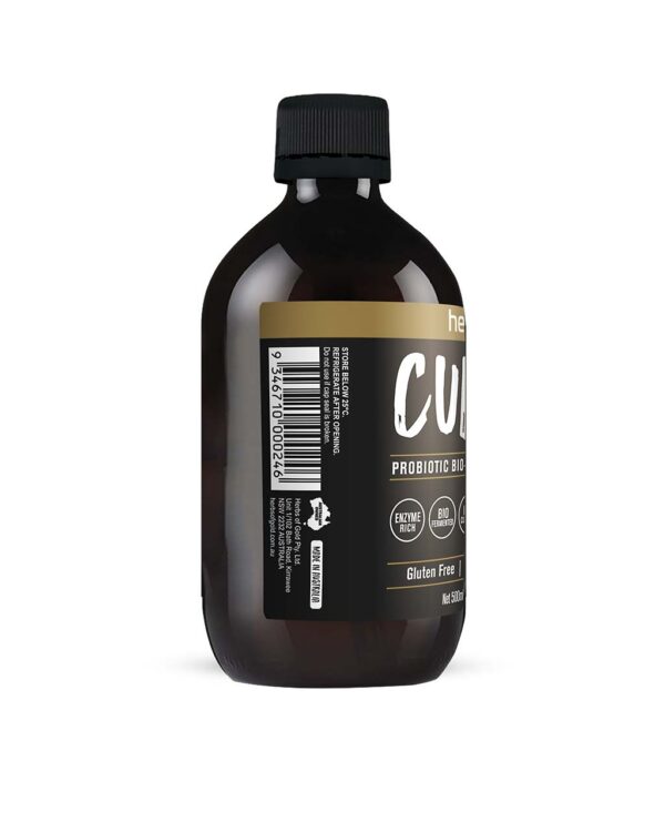 Herbs of Gold – Culture - Coco Berry left view of a 500 ml bottle