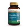 Herbs of Gold – Digest-Zymes front view of a 60 capsule bottle