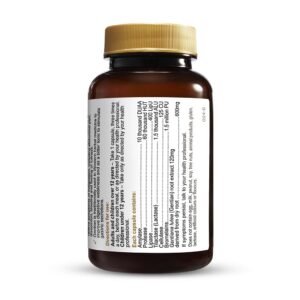 Herbs of Gold – Digest-Zymes rear view of a 60 capsule bottle